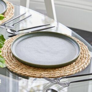 Ratan Senegalese Natural Placemat Set 6 Brand New Tand And Brown Place Setting